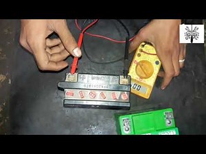 How to test bike battery with multimeter