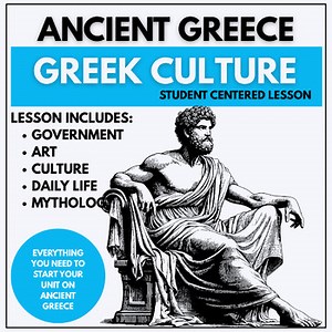 Ancient Greece Activities Worksheets Middle & High School Social Studies