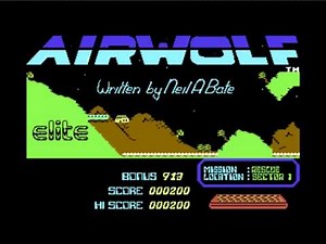 Airwolf - C64 - One of the Worst Games for C64 (Elite 1984)