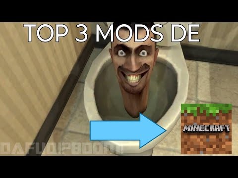 top 3 mods de skibidi toilet para Minecraft pe