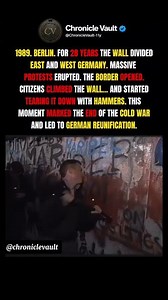 The Night the Berlin Wall Finally Came Down #coldwar #shorts