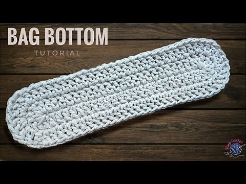How to make Crochet Bag Base DIY | Oval Bag Bottom Tutorial
