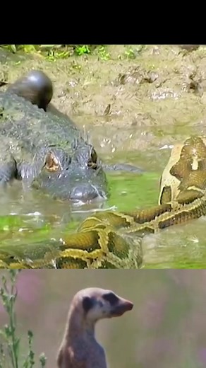 crocodile vs python#wild #wildanimals #wildanimalworld #crocodile # python | Ford Centrella Kyle
