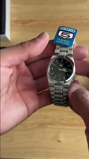 Seiko 5 Arabic Dial #jomashop Unboxing SNK063J5 #seiko #seiko5 #seiko5sports #tissot #powermatic80