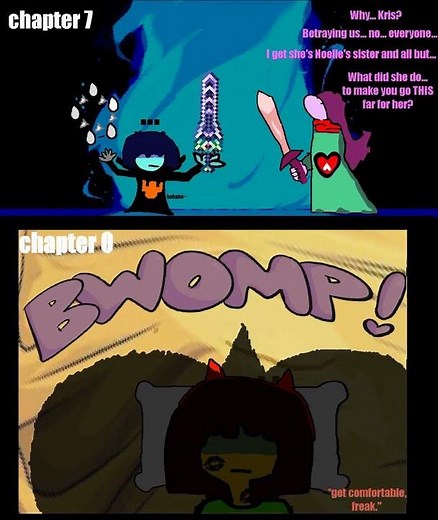 NEW DELTARUNE THEORY - DESS did THIS to KRIS ???