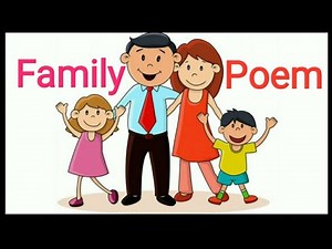 "Family" a beautiful poem. Family poem. Let's Learn English and Paragraphs.