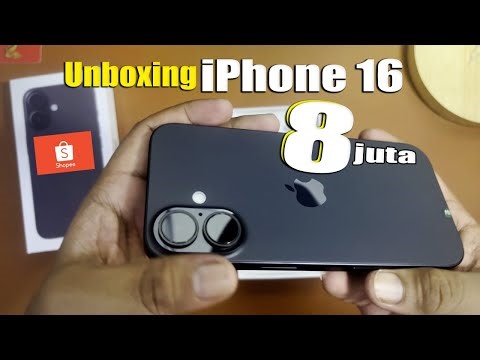 Nekat beli iPhone di toko ini | Unboxing iPhone 16 wifi only simlock | Bojun88