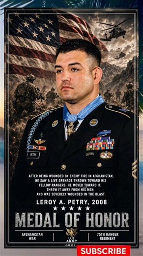 He Threw Back a Live Grenade to Save His Rangers 🇺🇸 | Leroy Petry#AmericanHistory