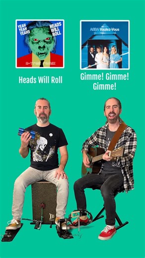 Pat & Sean on Instagram: "Heads will roll at midnight 💀 you’ve been warned… #Mashup #mashups #livemusic #headswillroll #gimmegimmegimme #abba #indiepop #indiemusic #poprock #coversongs #adhd #neurospicy"