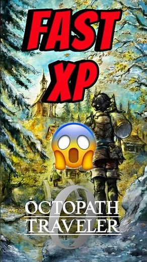 FASTEST WAY TO LEVEL UP in OCTOPATH TRAVELER 0!! (INSANE XP Method!!) 😱 #games #shorts #nintendo