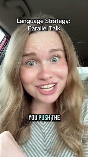 Language Strategy: Parallel Talk! #languagedevelopment #speechtherapy #teachtoddlerstotalk