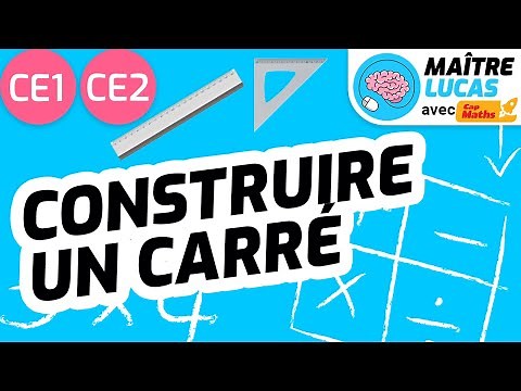 Building a square CE1 - CE2 - Cycle 2 - Maths - Mathematics - Geometry