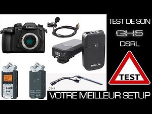 SETTING AUDIO GH5 " TEST DIFFERENT OPTIONS"