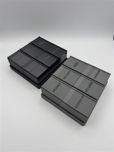 Coin Tube Storage Starter Kit | Mixed Denominations   Stackable Tray | Modular Safe Organizer - Etsy