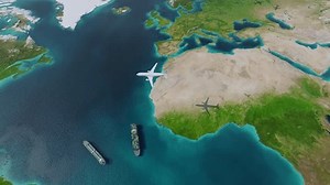 Logistics Transportation Container Cargo Ship Air Stock Footage Video (100% Royalty-free) 1102932347 | Shutterstock