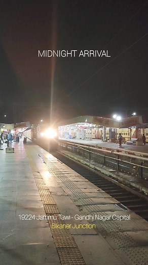 Midnight Arrival of Diesel Train | The Rail Station