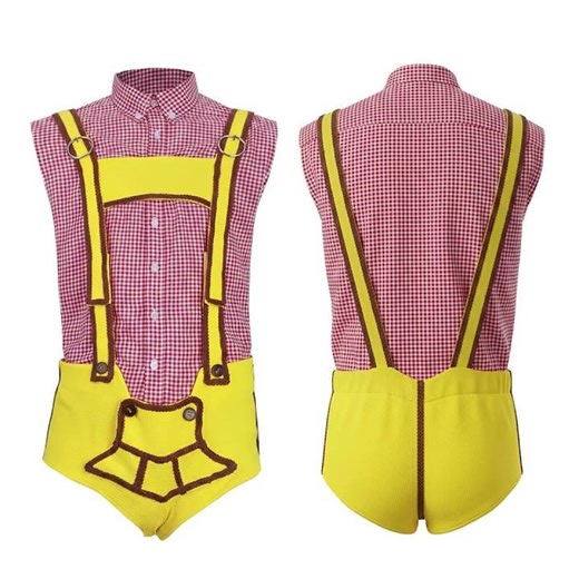 Bruno Movie Bruno Gehard Cosplay Costume Halloween Fancy Dress #hallowcos
