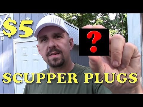 How To Build Kayak Scupper Plugs for $5 or Less!