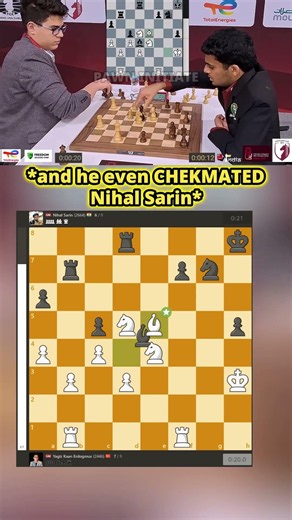 Nihal Needed Almost a Minute for Move One