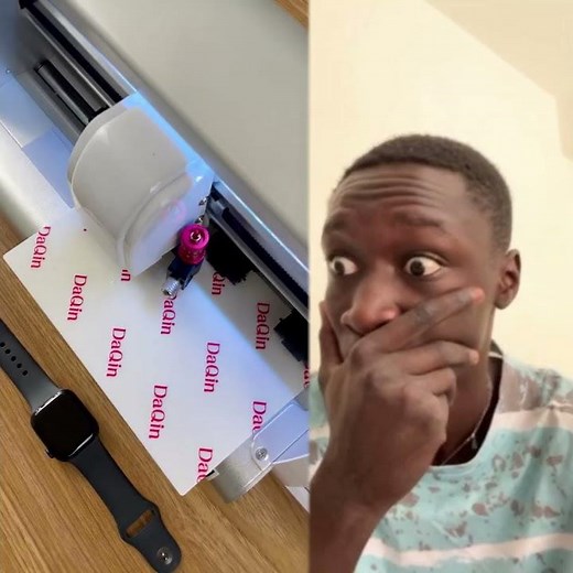 Use Daqin Cutting Machine To Make A Protective Film For Apple Watch | DAQIN | IDSKIN | 2023