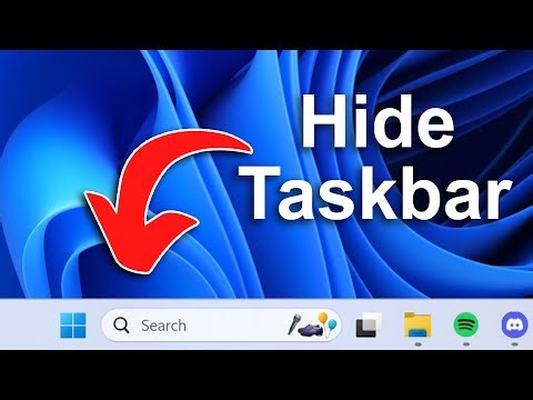 How To Hide Taskbar in Windows 11 (Step By Step)