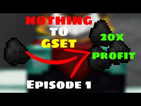 Trading from NOTHING to a GSET (The Hypixel Pit)