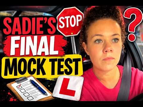 Sadie’s FINAL Mock Driving Test – Did She Stop at the STOP Sign? 🚗