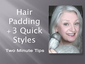 Hair Padding + 3 Fast & Easy Hairstyles for Any Occasion Including Bridal - I