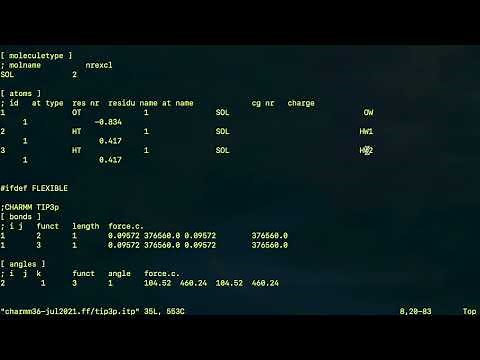 Simulation of a Water Box with #GROMACS | Part-1 Energy Minimization