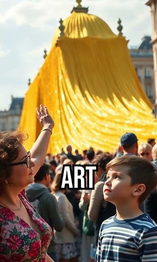 When Christo Wrapped Paris’s Pont Neuf in Golden Fabric 🏙️