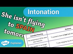 KS2 Intonation | Speaking & Listening