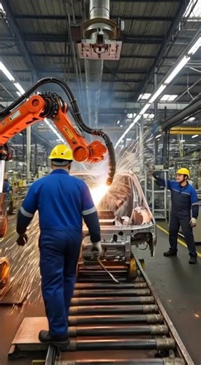 Inside a Modern Car Assembly Line 🔥