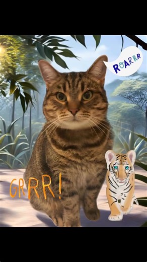 Whilst I am a sensitive kitty, I’m also strong and will stand my ground. No one puts this baby in the corner. My inner tiger is ready to roarrrrrrrr. Lubs always your cheeky furface 💚 #MissShelby #tiger #kittyROAR #strongerthanyouthink #catlife | Miss Shelby The Cat