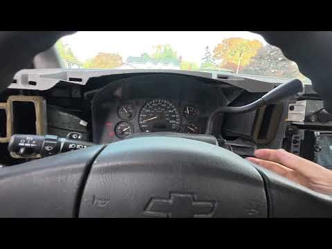 2004 to 2007 Chevy Express Instrument Cluster Replacement and Mile to km or km to Mile Conversion