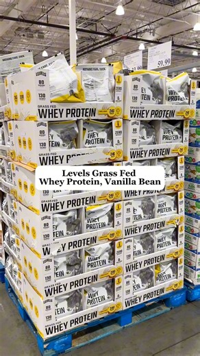 Levels Grass Fed Whey Protein formulates with transparency, simplicity, and cleanliness in mind, all while maintaining affordability, so you can maximize your nutrition and lead a healthier, longer, and more balanced life. ✅24G of protein in every scoop ✅ONLY 6 ingredients ✅No artificial ingredients ✅No added sugars ✅No bogus fillers ✅Also available online at Costco.com #costcogems #costco #costcofinds #costcobuys #costcomusthaves #costcohaul #levelsprotein #nothingfakeever #costco | Costco Gems