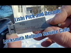 Locksmith Service Calls Lishi 2 In 1 Pick and Decode 1/20/22 #locksny