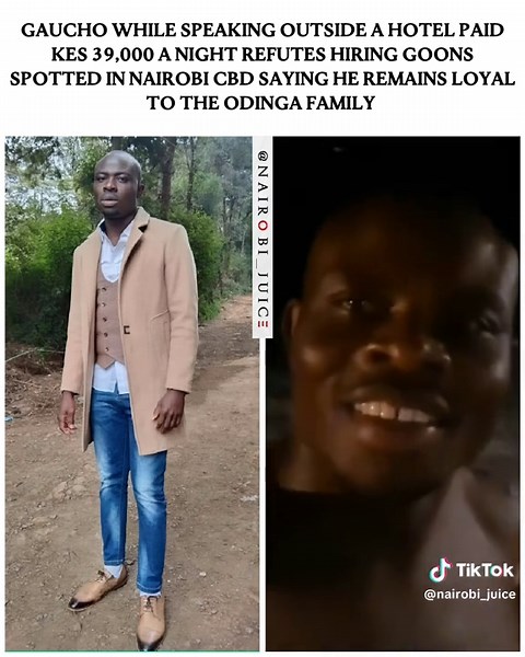 Gaucho Defends Loyalty to Odinga Family in Nairobi