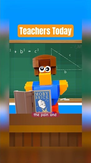 Teacher’s be like.. | Brickfilm Comedy #lego #meme #brickcomedy