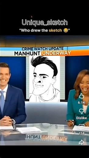 who draw the skech #funny #news #sehar