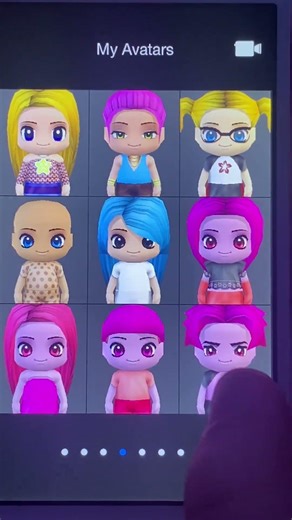 Every avatar I made on My School Avatar (2016-2017)