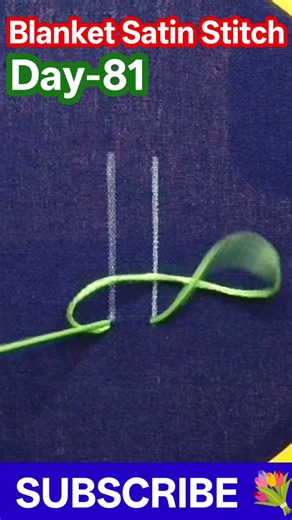Blanket Satin Stitch #rahanashreehomemaker #handbroidery #embroidery #beginnersstitch #diy