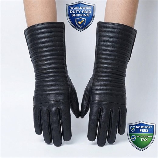 Darth Vader Leather Gloves, Star Wars Cosplay Sith Gauntlets, Ribbed Black Leather Gauntlets, Anakin Skywalker Costume Accessory, Fan Gift - Etsy