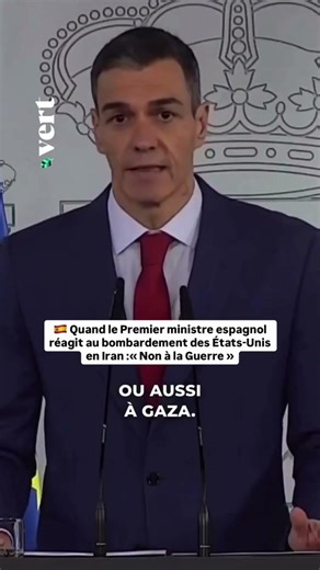Pedro Sánchez: "Spain's position is clear [...] no to war"