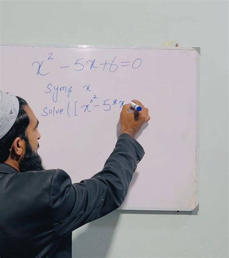 How to write Quadratic Equation In MATLAB?