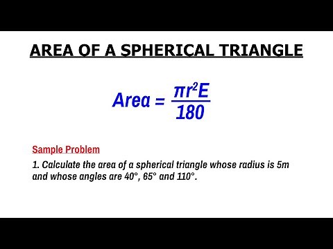 Area of a Spherical Triangle