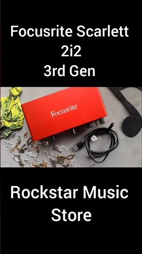 Focusrite Scarlett 2i2 3rd gen