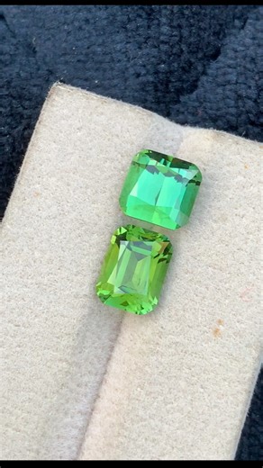  1. *Gemstone Type*:  Mint Green Tourmaline 2. *Weight*: ⚖️ 5.70 Carats 3. *Dimensions*: 9.3_6.9_5.2 mm 7.8_8.1_6.1 mm 4. *Clarity*:  Eye to Loupe-clean 5. *Price*:  $130 per Carat*Total Price:* $741Inbox me for more details and order Thank you! #MintGreenTourmaline #TourmalineGemstone #GemstoneSale #PreciousStones #TourmalineJewelry #GemstoneCollector #UniqueGemstones | Gems Couture Creations | Facebook