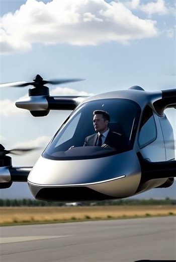 Future Is Here! Elon Musk’s Flying Car Demo 🤯 #shorts #ytshorts #ai #trendingshorts #automobile