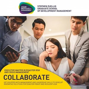 The Executive Master in Disaster Risk and Crisis Management is...