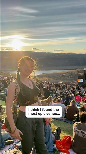 The Gorge Amphitheater: Rufus Du Sol 🎶 #thegorge #rüfüsdusol #musicvenue